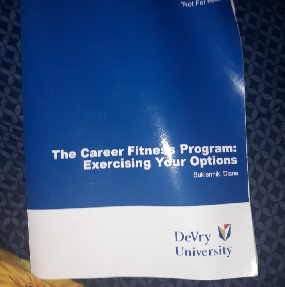 DeVry University The Career Fitness Program Book